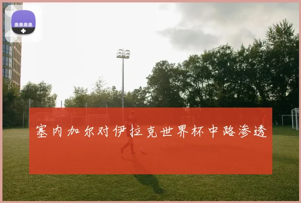 塞内加尔对伊拉克世界杯中路渗透