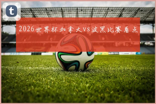 2026世界杯加拿大vs波黑比赛看点